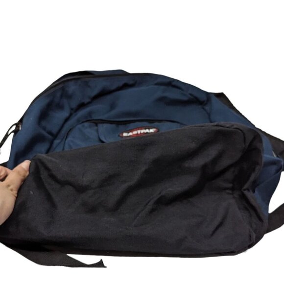 Vintage Y2K 1990s Eastpak Navy Blue Travel School Backpack School Bag